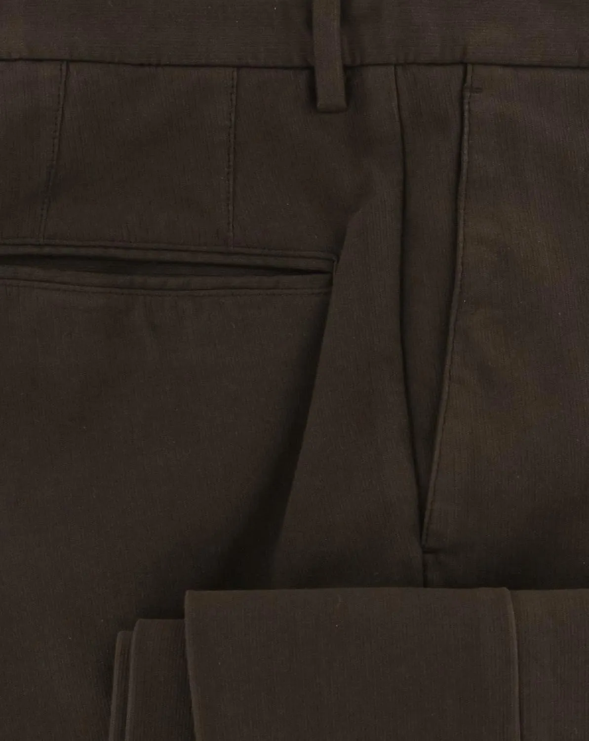 Incotex Brown Solid Pants - Extra Slim