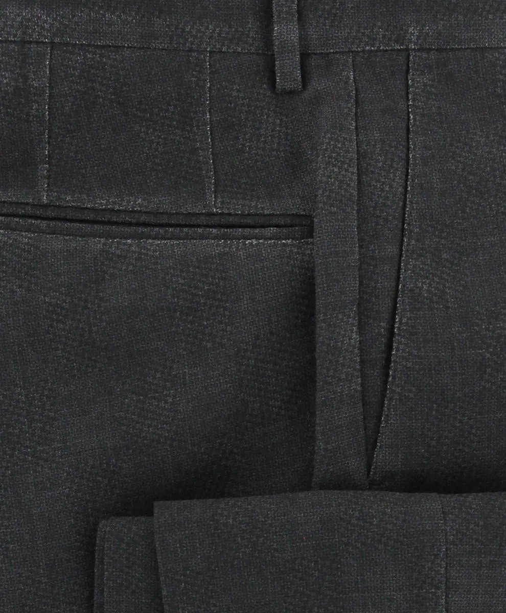 Incotex Dark Gray Melange Pants - Slim