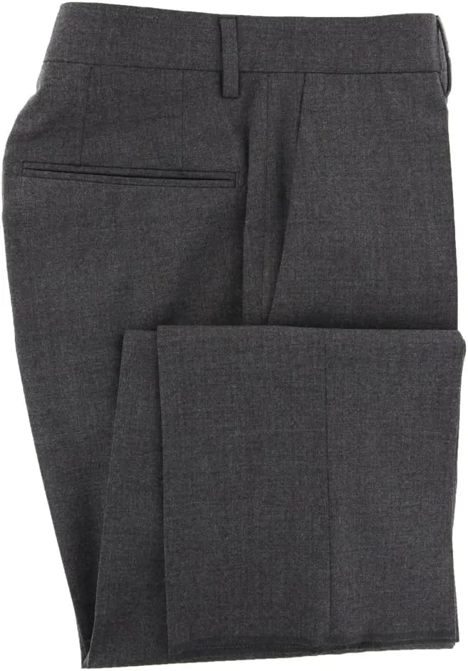 Incotex Gray Solid Pants - Extra Slim