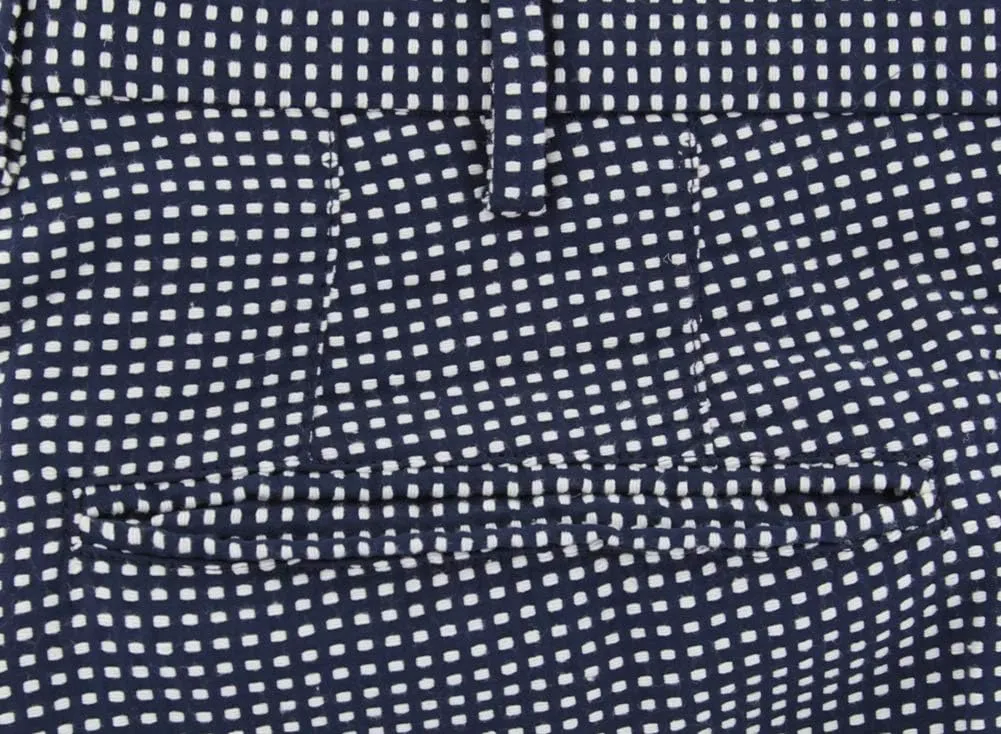 Incotex Navy Blue Other Cotton Blend Pants - Slim