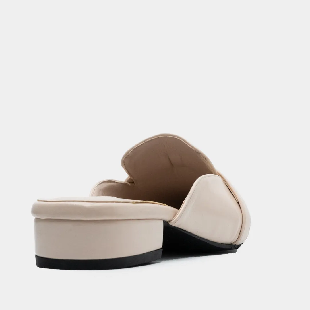 Ines Slip-On Loafers (Beige)