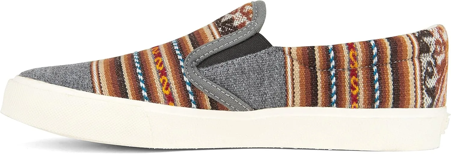 Inkkas - London Sky Slip On Canvas Sneaker - Handcrafted Artisan Women's & Men's Casual Shoes