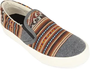 Inkkas - London Sky Slip On Canvas Sneaker - Handcrafted Artisan Women's & Men's Casual Shoes