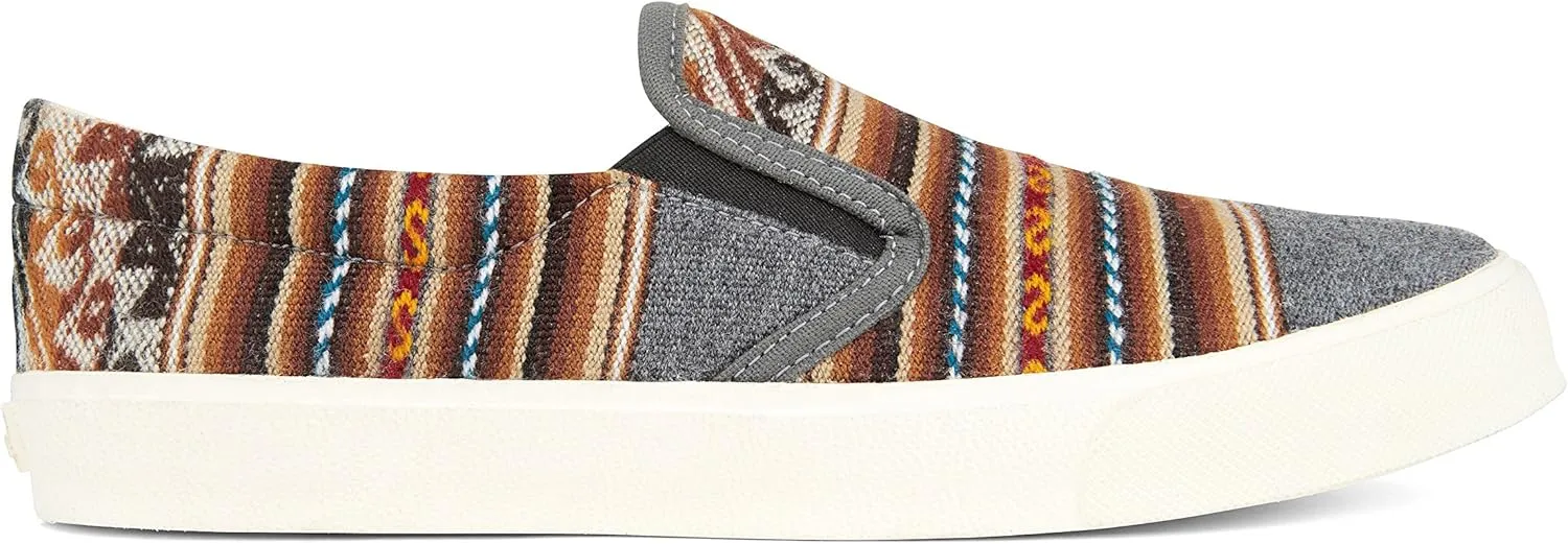 Inkkas - London Sky Slip On Canvas Sneaker - Handcrafted Artisan Women's & Men's Casual Shoes
