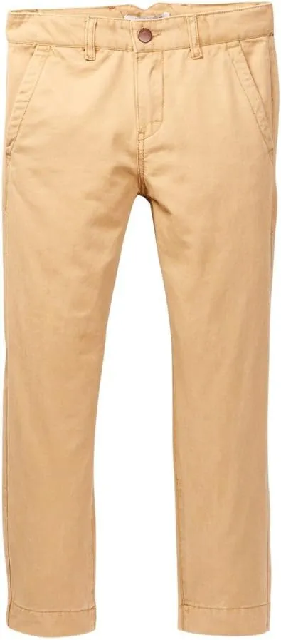 Isaac Mizrahi Boy's Slim Fit Flat Front Adjustable Waist Cotton Pant - Colors