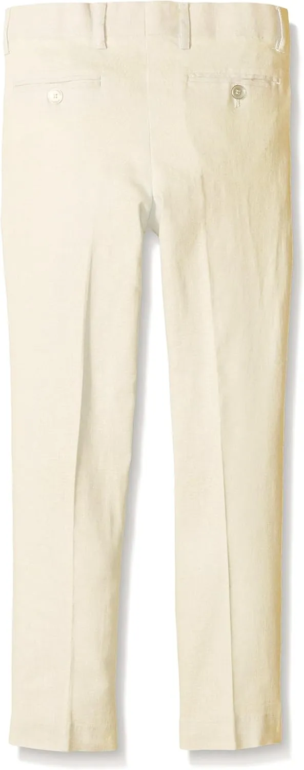 Isaac Mizrahi Boys' Solid Linen Pants