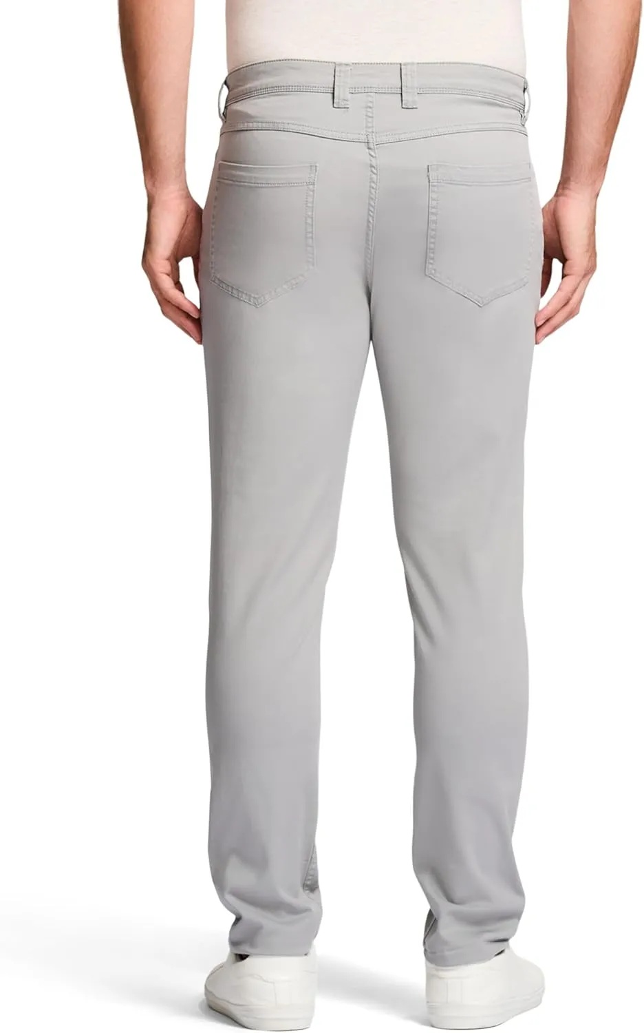 IZOD Men's Saltwater Stretch Twill 5 Pocket Straight Fit Chino Pant