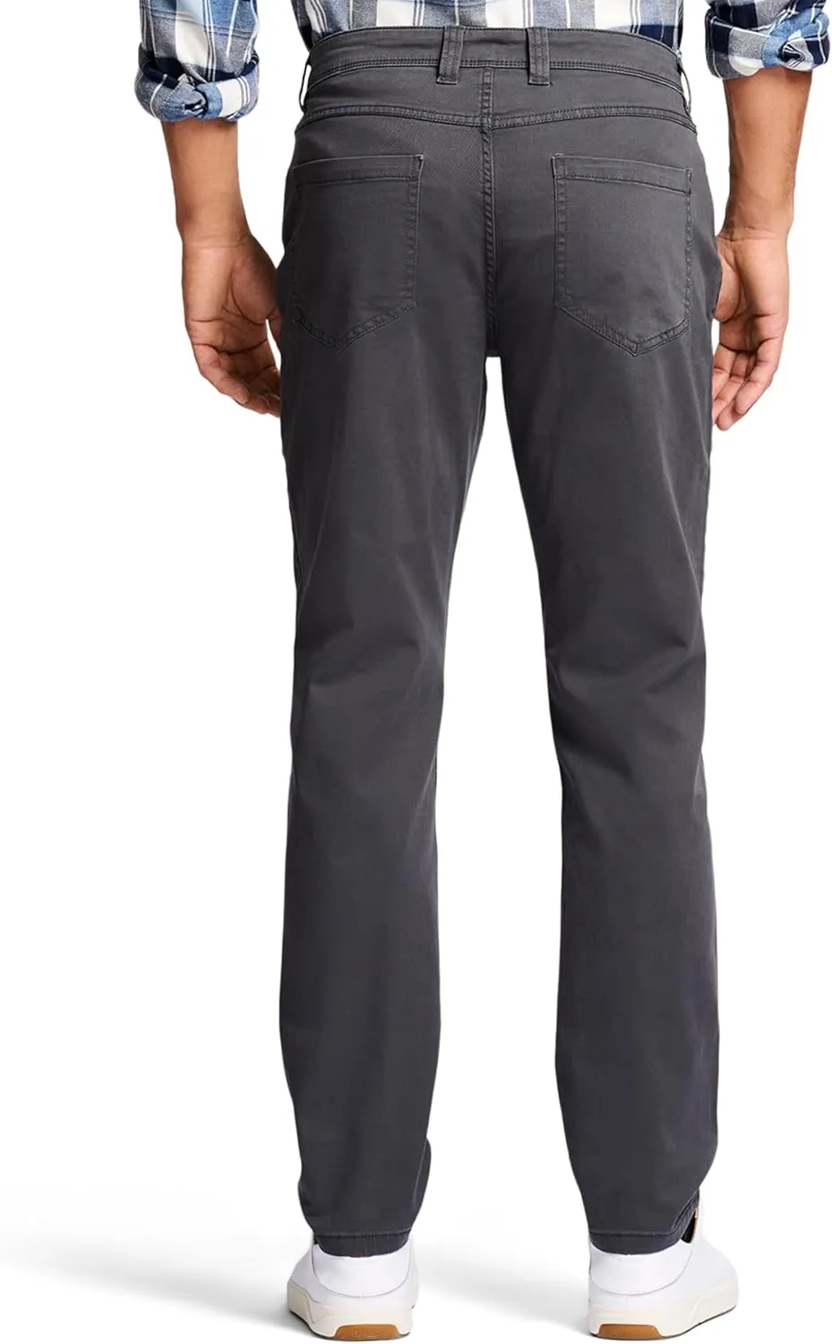 IZOD Men's Saltwater Stretch Twill 5 Pocket Straight Fit Chino Pant