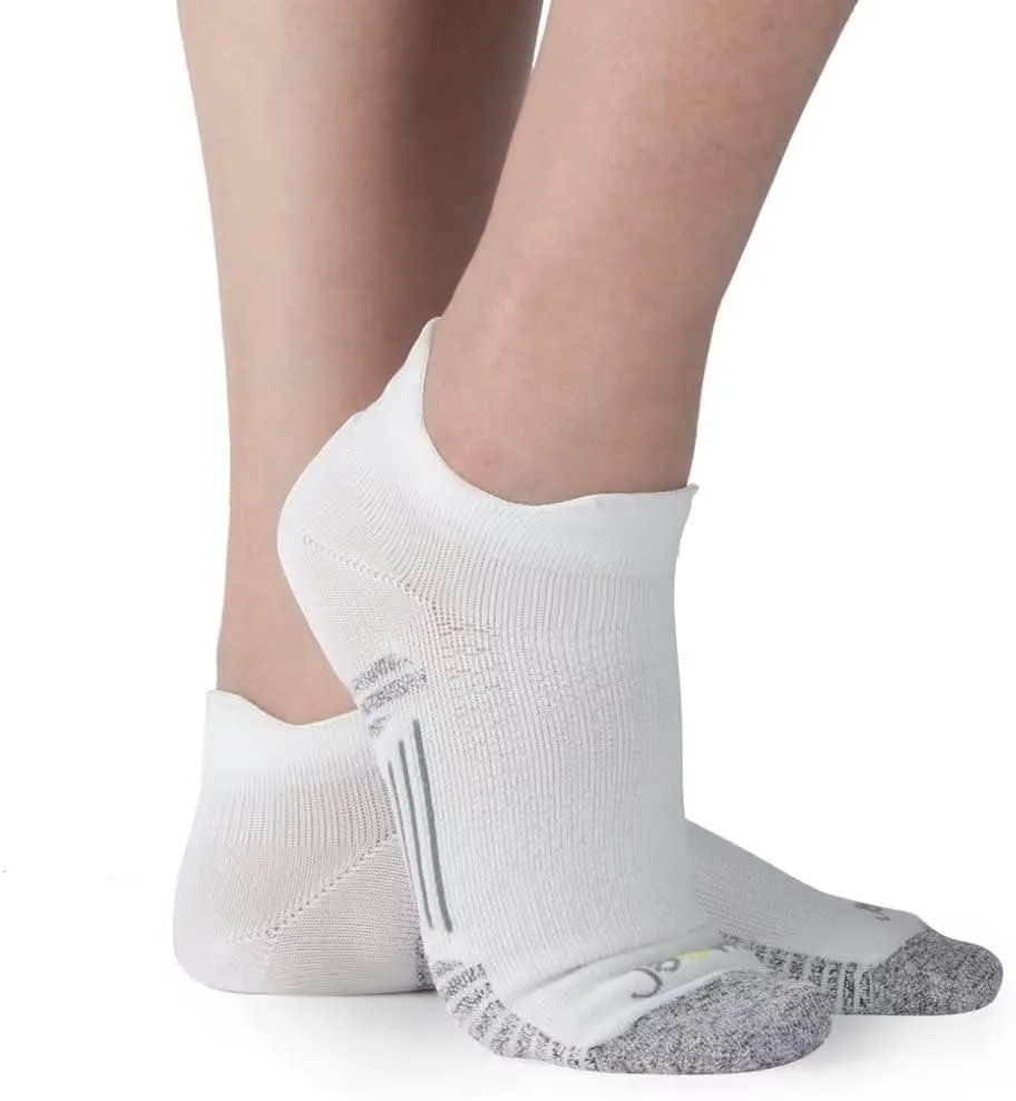 ja vie JAVIE Comfy No Show Grip Performance Compression Blister-free Athletic Lowcut Socks for Men & Women
