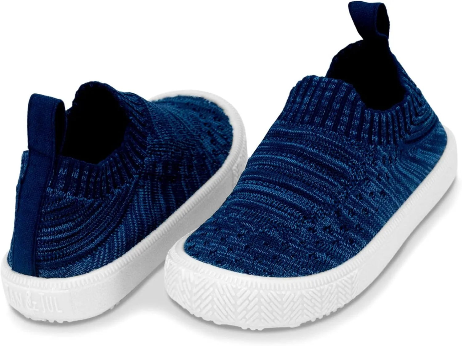 JAN & JUL Slip-on Kids Knit Shoes, Breathable Machine Washable Sneakers