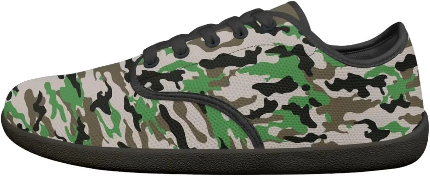 Jeiento Camouflage Theme Barefoot Shoes Men Zero Drop Shoes Mens Workout Shoes