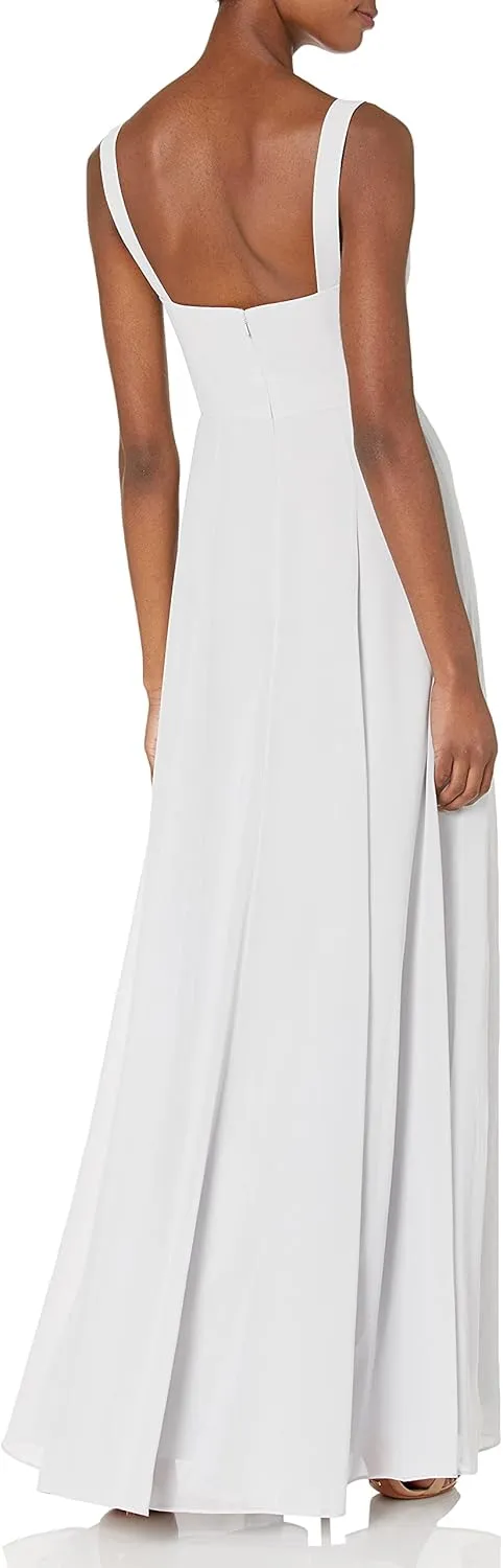 Jenny Yoo Women's Harris Sweetheart Neckline a Line Chiffon Dress