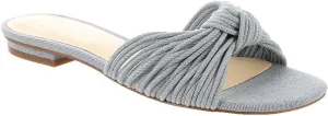 Jessica Simpson Womens Dydra Denim Slip-On Slide Sandals