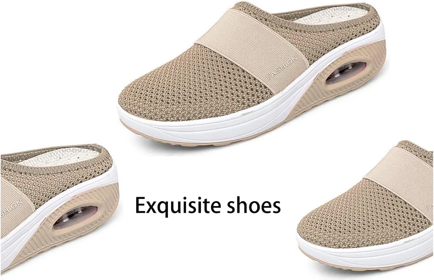 JITUUE Women's Garden Clogs Mesh Slip-on Slippers Summer Breathable Lightweight Quick Drying Garden Shoes Outdoor Walking Slippers