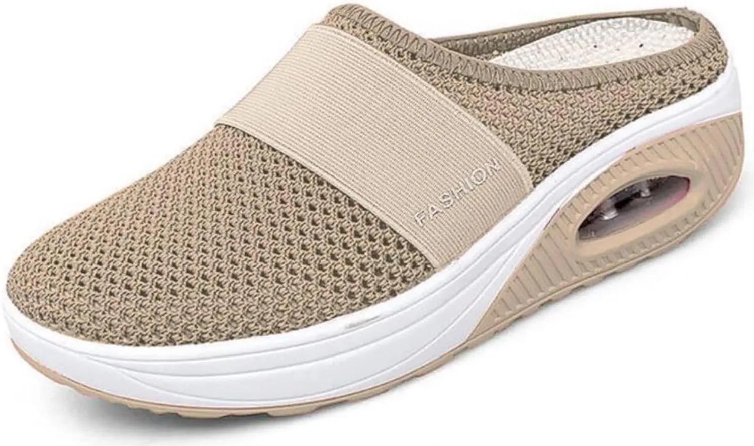 JITUUE Women's Garden Clogs Mesh Slip-on Slippers Summer Breathable Lightweight Quick Drying Garden Shoes Outdoor Walking Slippers