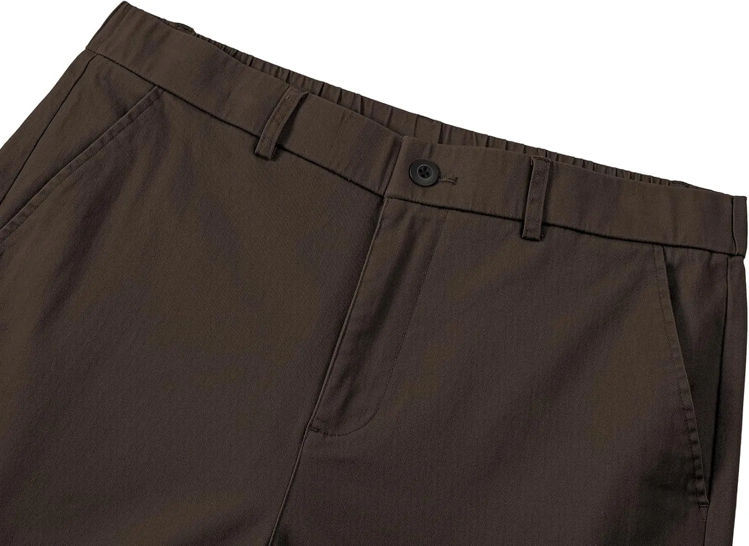 JMIERR Men's Classic-Fit 7" Chino Short Summer Stretch Waist Cotton Twill Casual Dress Shorts with Pockets
