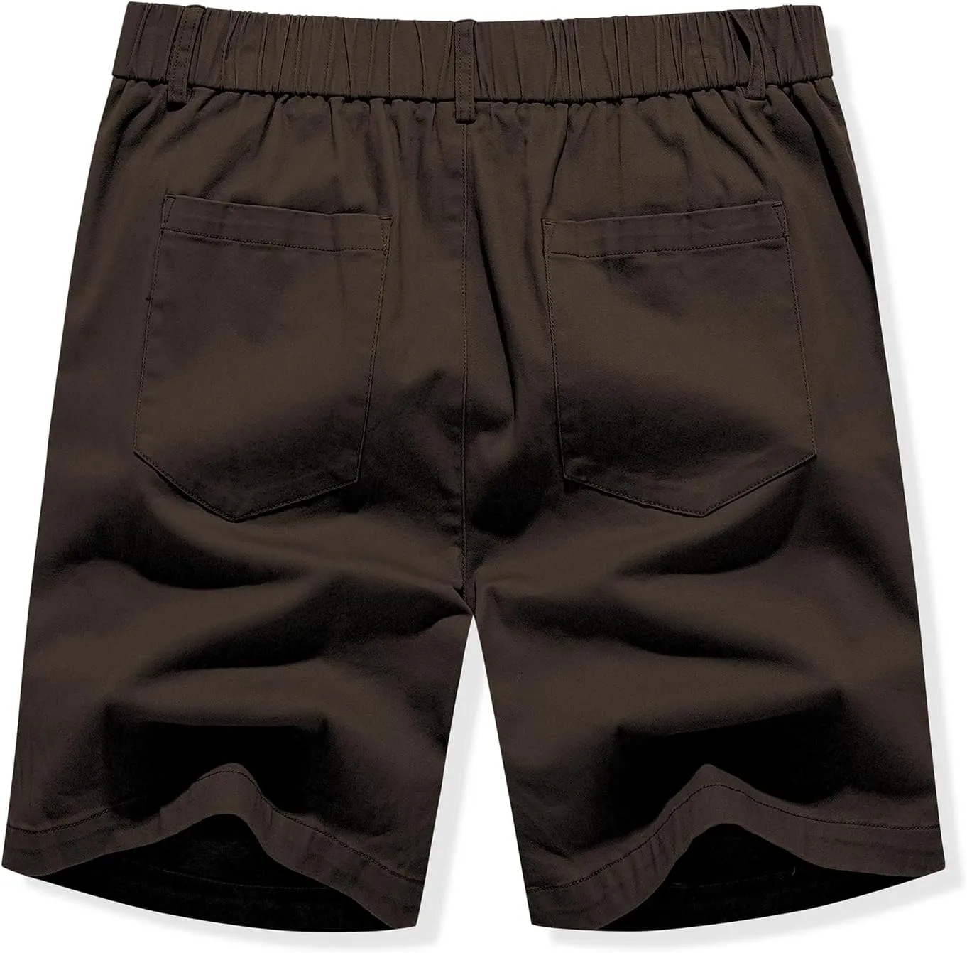 JMIERR Men's Classic-Fit 7" Chino Short Summer Stretch Waist Cotton Twill Casual Dress Shorts with Pockets