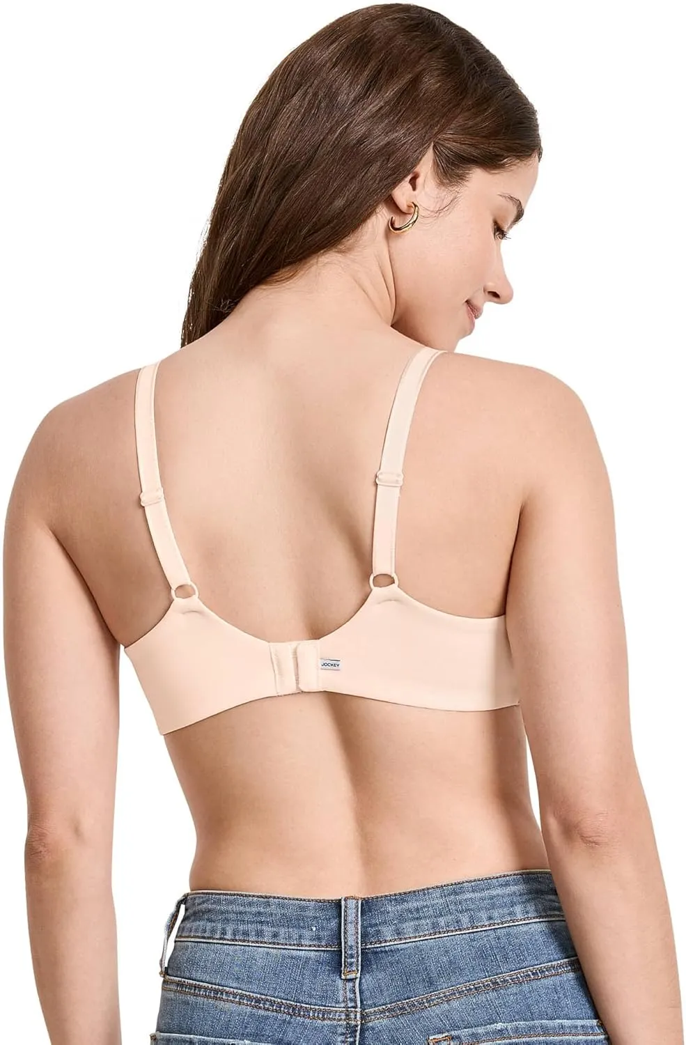 Jockey Women's Bra Smooth & Sleek Microfiber Full Coverage Wirefree T-Shirt Bra