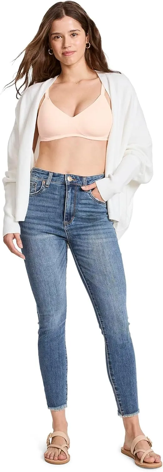 Jockey Women's Bra Smooth & Sleek Microfiber Full Coverage Wirefree T-Shirt Bra