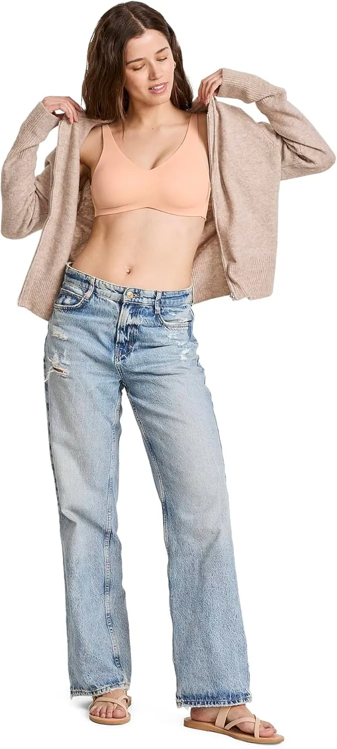 Jockey Women's Bra Smooth & Sleek Microfiber Full Coverage Wirefree Unlined T-Shirt Bra