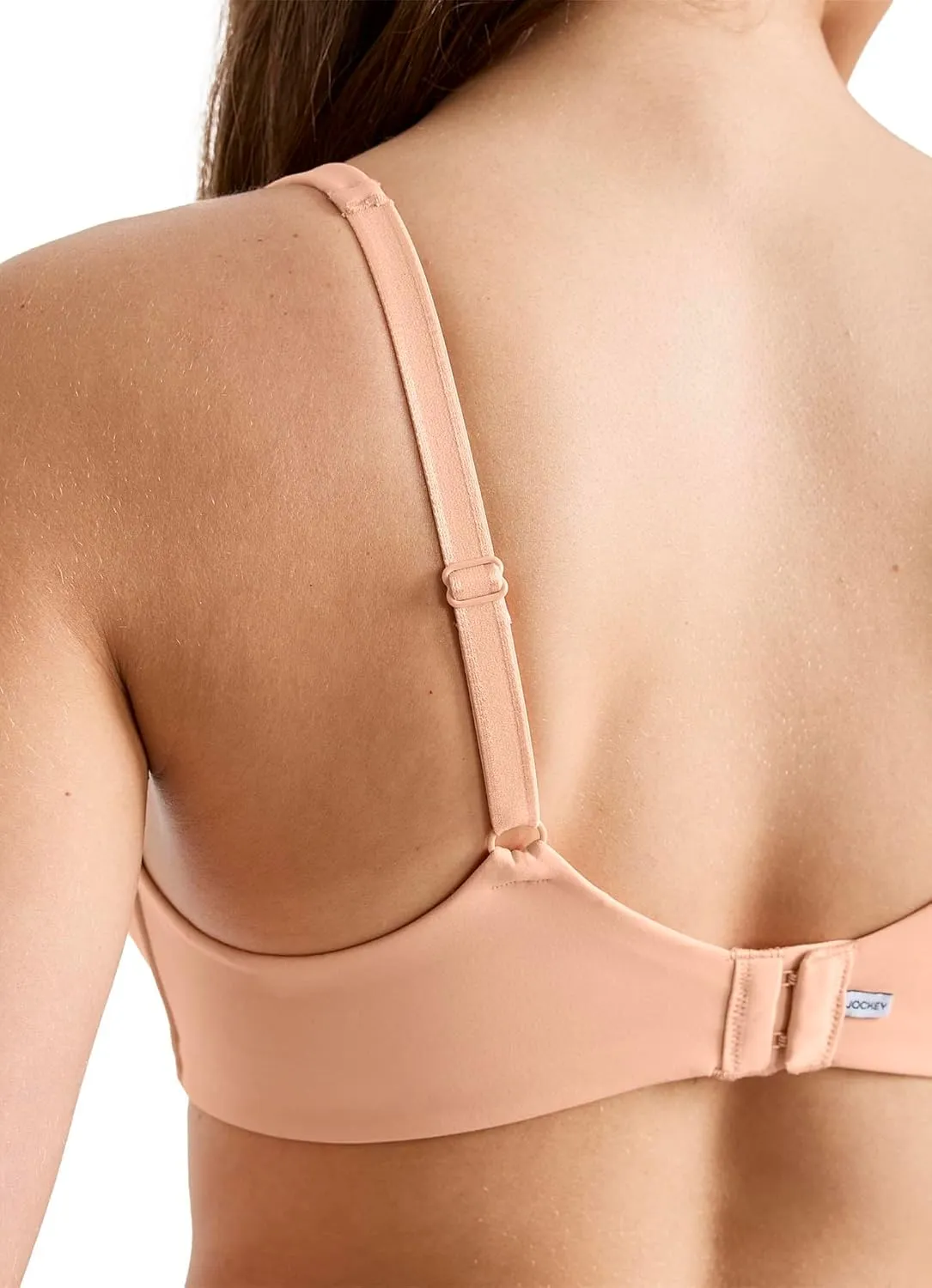 Jockey Women's Bra Smooth & Sleek Microfiber Full Coverage Wirefree Unlined T-Shirt Bra