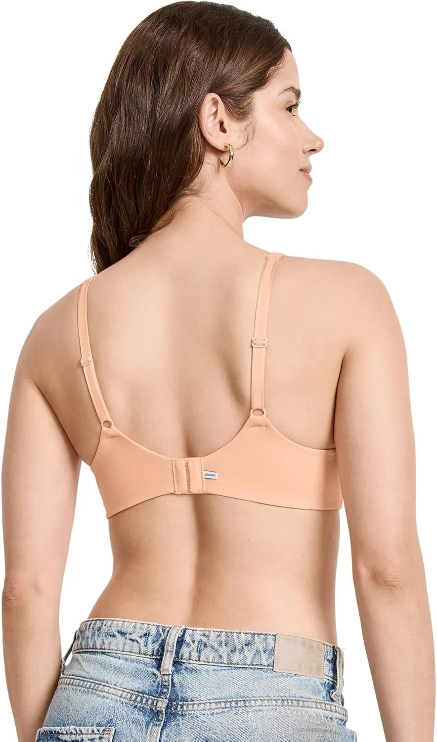 Jockey Women's Bra Smooth & Sleek Microfiber Full Coverage Wirefree Unlined T-Shirt Bra