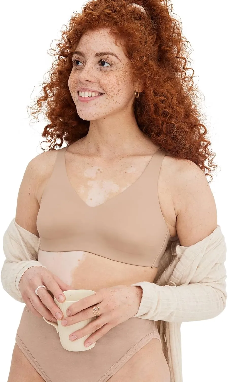 Jockey Women's Bra Smooth & Sleek Microfiber Full Coverage Wirefree Unlined T-Shirt Bra