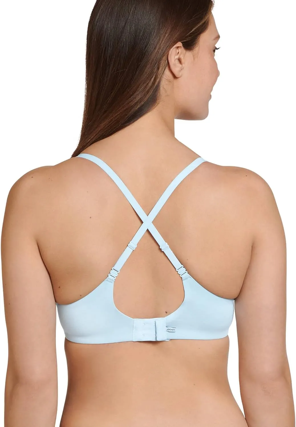Jockey Women's Bra Smooth & Sleek Supersoft Demi Coverage Underwire T-Shirt Bra