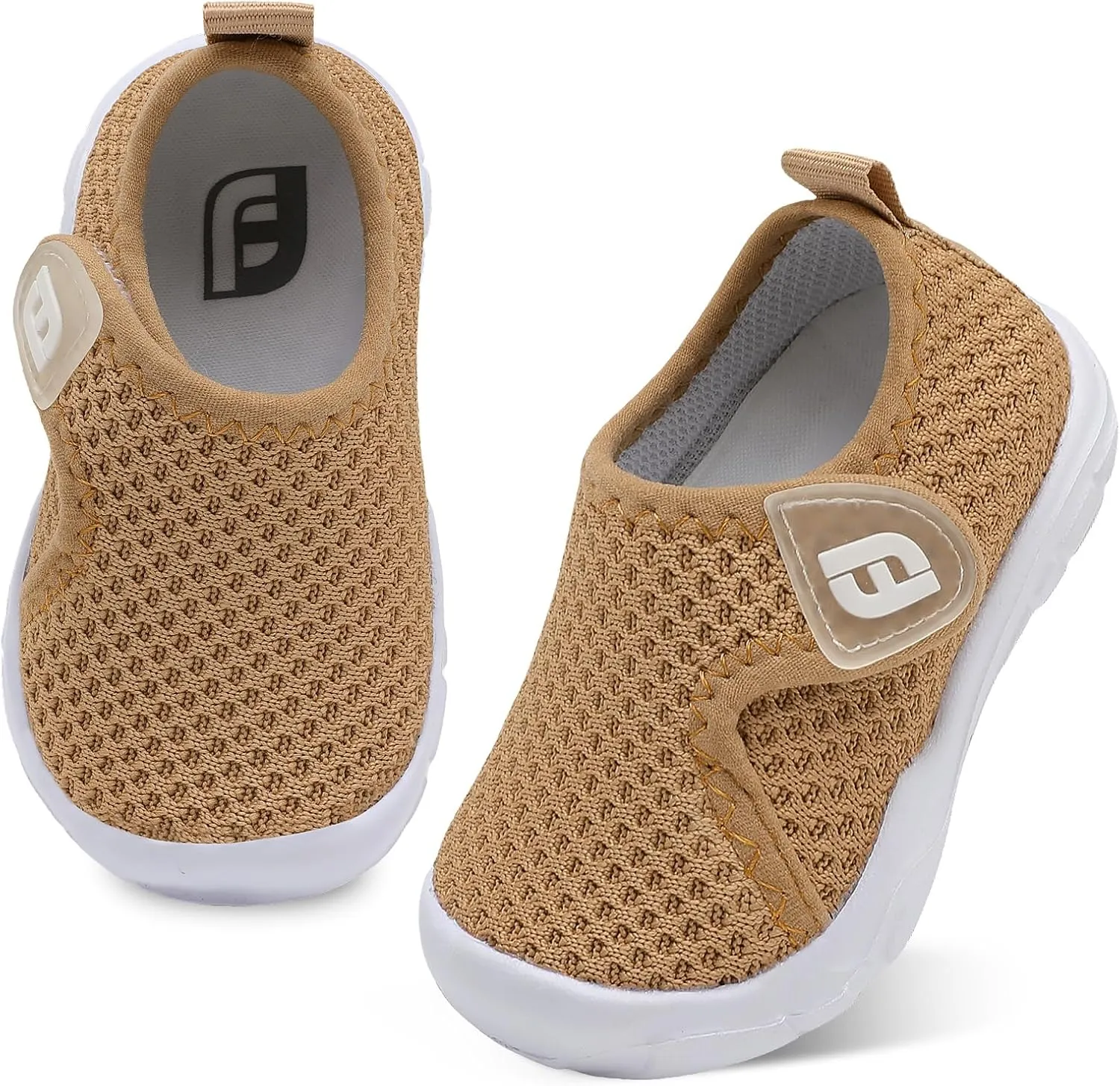 JOINFREE Toddler Barefoot Breathable Kids Sneakers - Lightweight Walking Shoes, Slip On Tennie Shoes Protect Toes for School