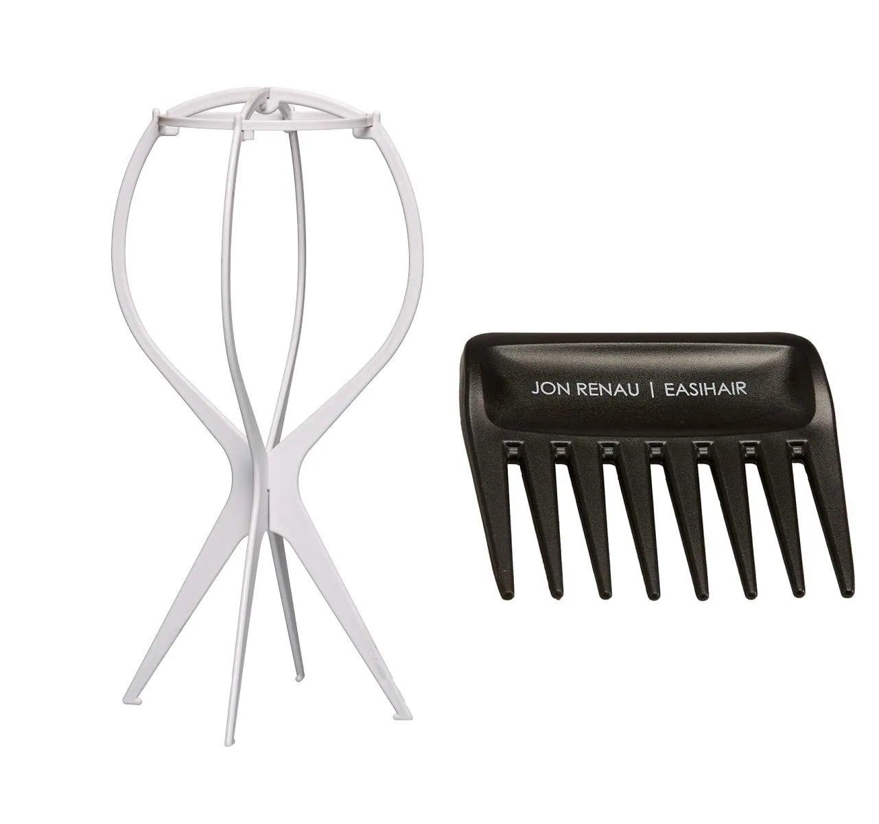 Jon Renau Ignite Lace Front HD Wig 4PC Bundle with Plastic Wig Stand, Wide Tooth Comb, 19 Belle of Hope Page Q and A Guide (12/30BT)