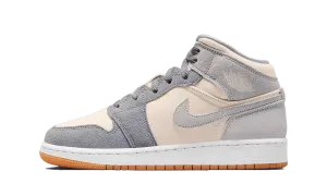 Jordan 1 Mid SE 'Coconut Milk Particle Grey (GS)'