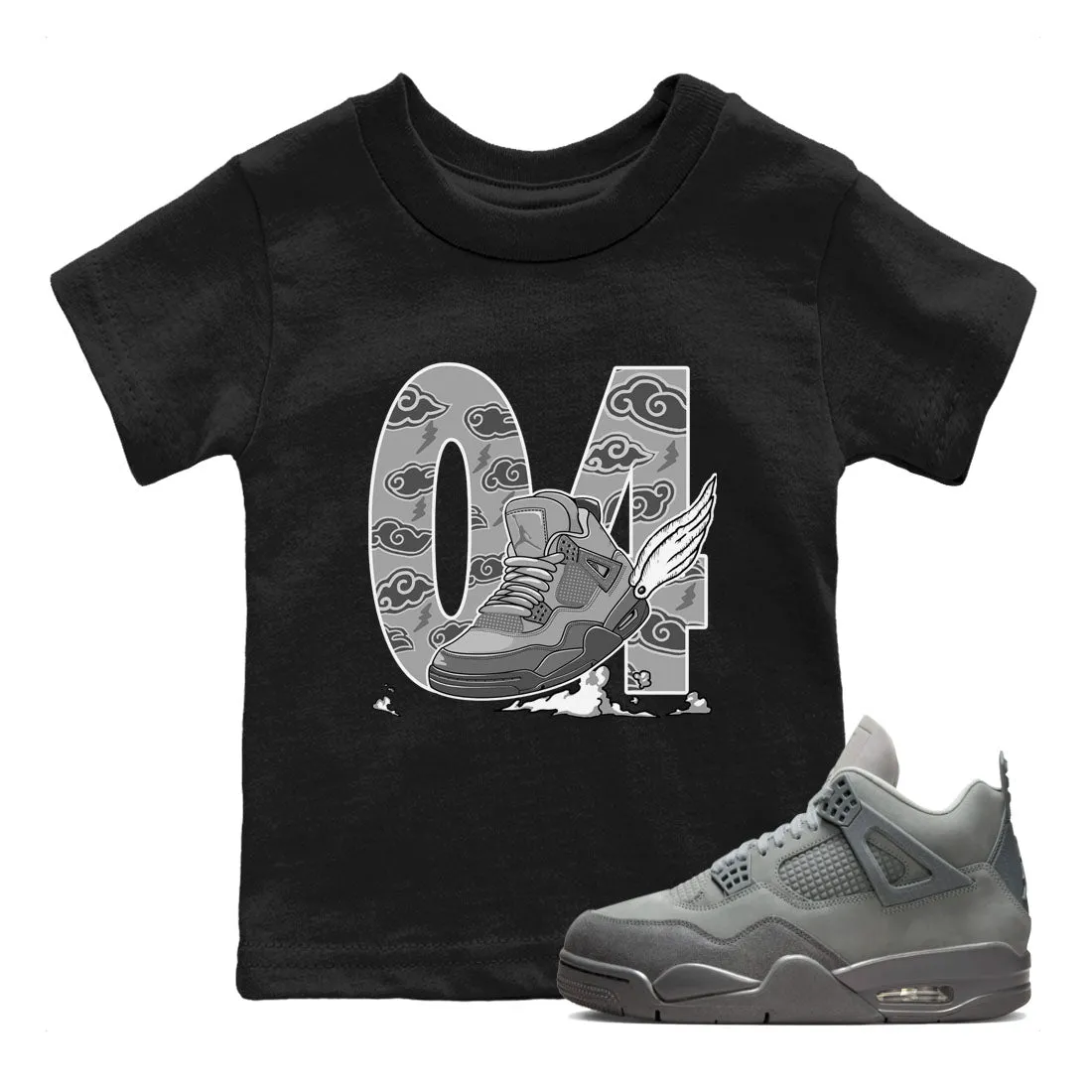 Jordan Fly SNRT - To Super special High-tech Air Sneaker The 4 Kids Cement Tees Clouds Wet