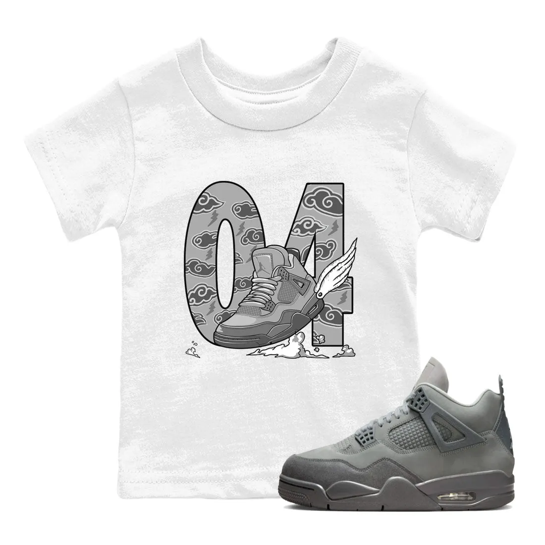 Jordan Fly SNRT - To Super special High-tech Air Sneaker The 4 Kids Cement Tees Clouds Wet