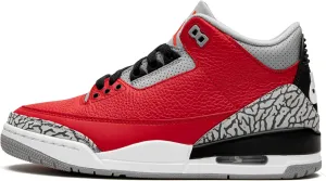 Jordan Mens Air 3 Retro CK5692 600 Red Cement/Unite - Size 7.5