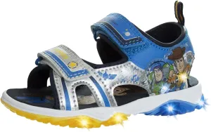 Josmo Kids Cars Toy Story Mickey Sandal LED Light Up Slides (Toddler-Little Kid)