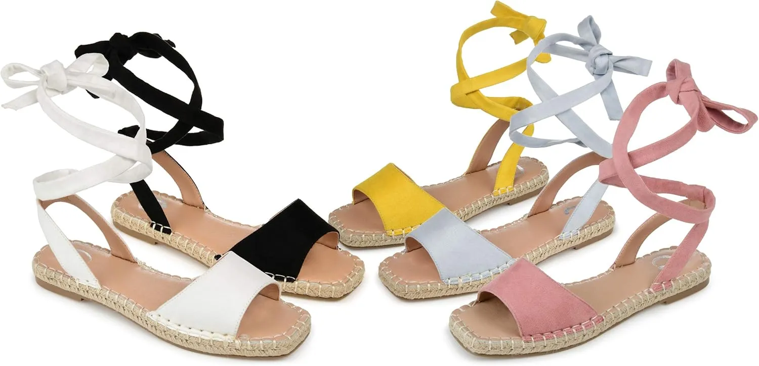 Journee Collection Women's Comfort Foam Emelie Sandal Espadrille Wedge