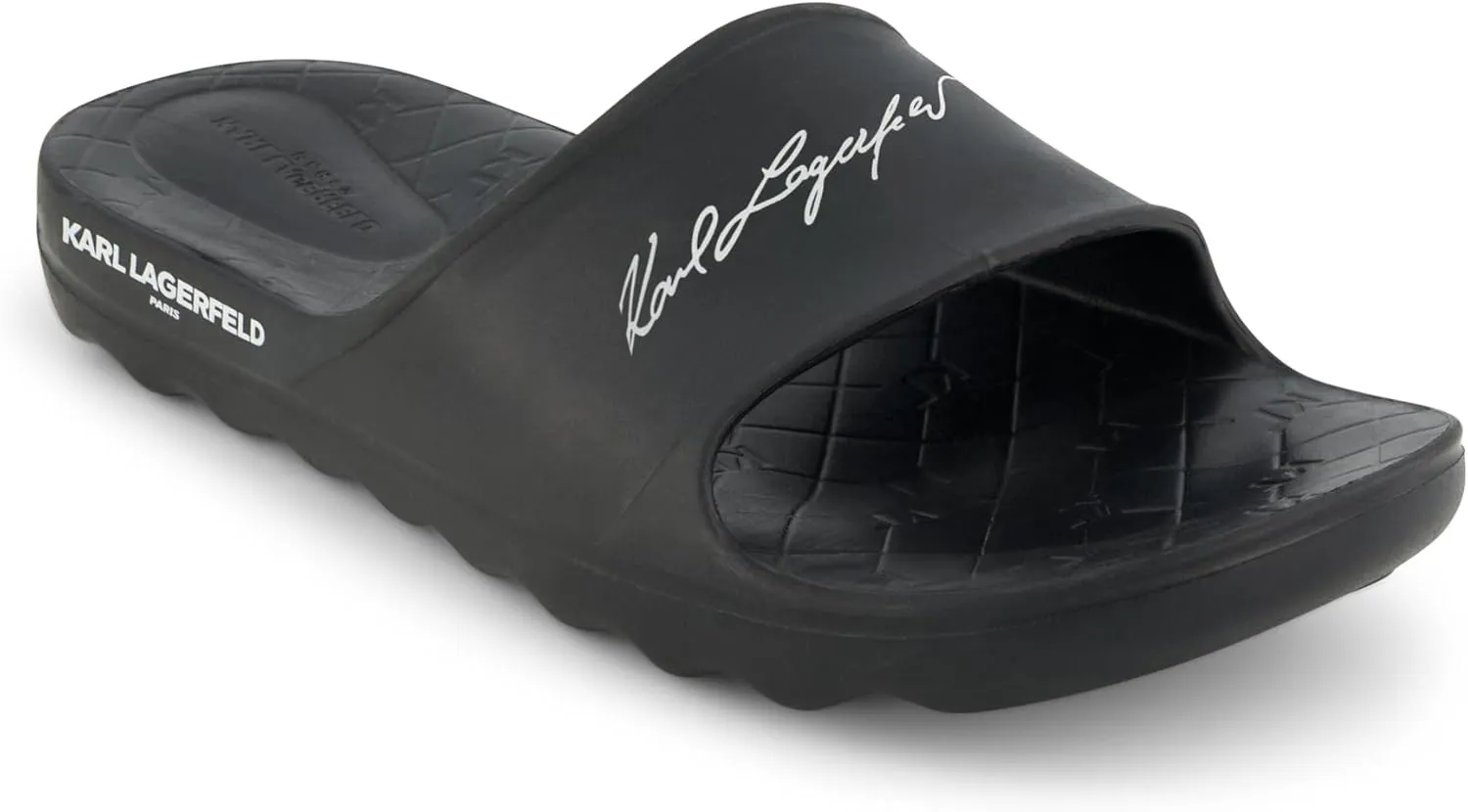 Karl Lagerfeld Paris Men's One Piece Eva Pool Slide Sandal