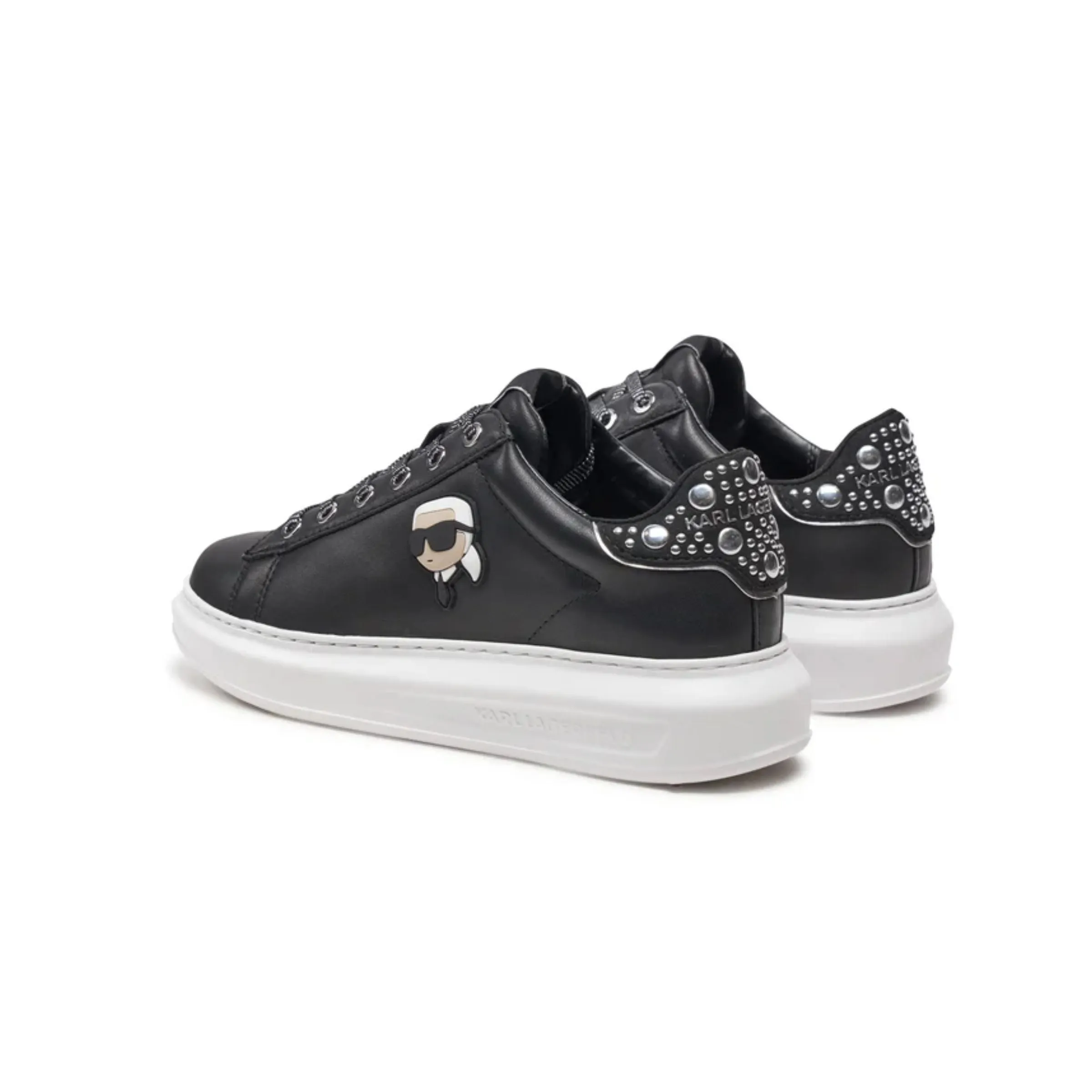 Karl Sneaker Ladies Sneaker Kapri Mirror Stud Black