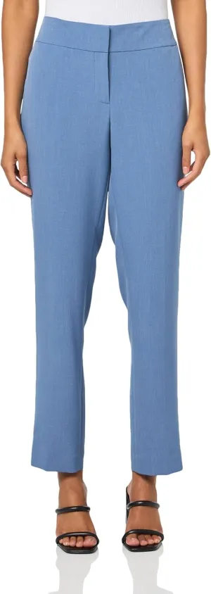 Kasper Women's Flat Front Slim Pant