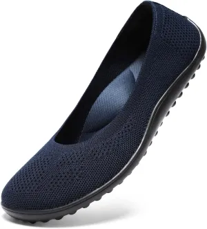 KBZone Women's Flats Slip on Ballet Flats Wide Toe Box Comfortable Walking Shoes