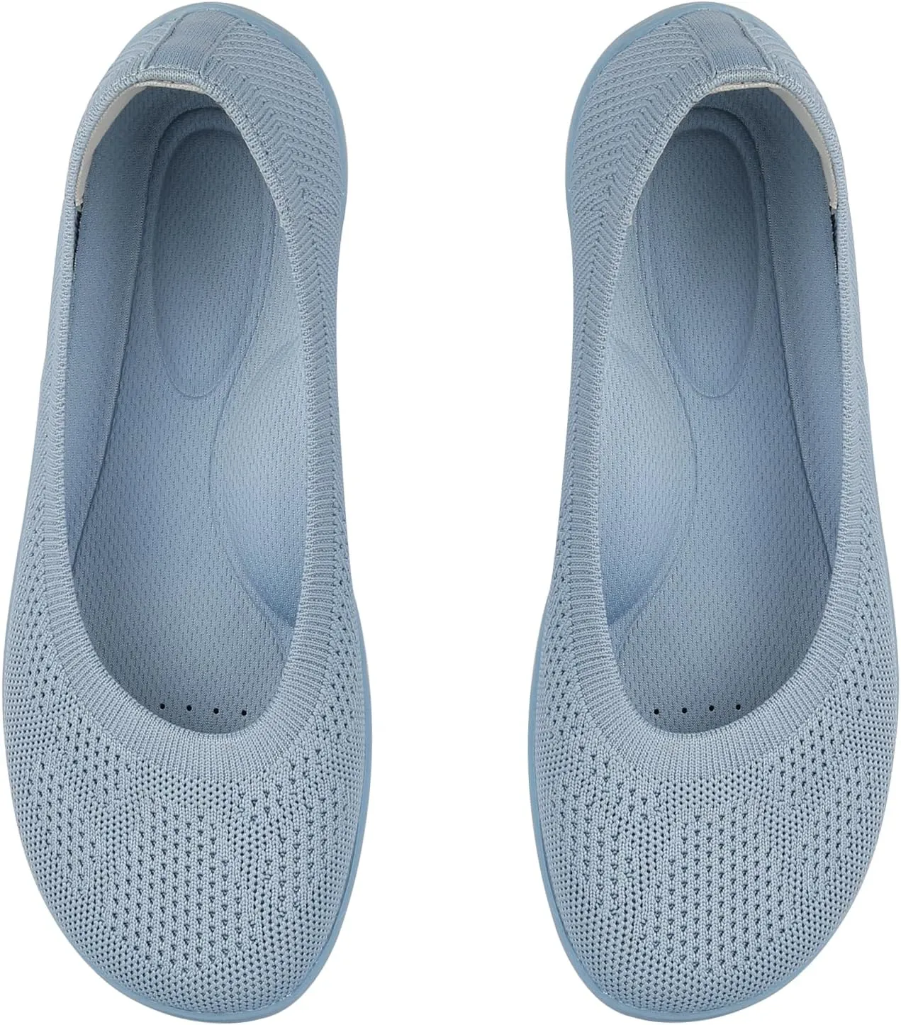 KBZone Women's Flats Slip on Ballet Flats Wide Toe Box Comfortable Walking Shoes