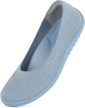 KBZone Women's Flats Slip on Ballet Flats Wide Toe Box Comfortable Walking Shoes