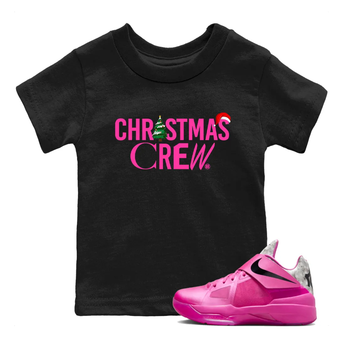 KD Big savings event 4 SNRT Pearl Kids Aunt Crew Christmas Tees Multi-functional Nike - Sneaker