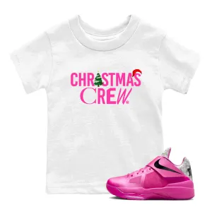 KD Big savings event 4 SNRT Pearl Kids Aunt Crew Christmas Tees Multi-functional Nike - Sneaker