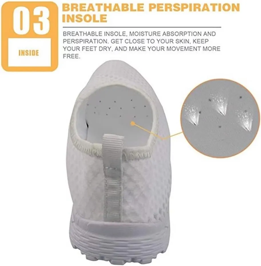 KEIAHUAN Trail Running Shoes Women Lightweight Fashion Casual Mesh Sneakers Flats