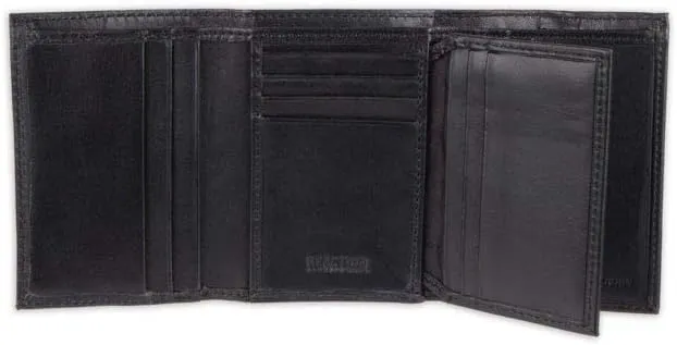 Kenneth Cole Men's Wallet-RFID Leather Slim Trifold with Id Window and Card Slots