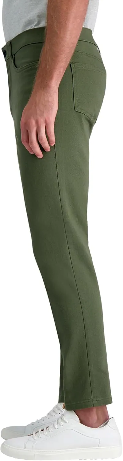 Kenneth Cole REACTION Men's Flex Waist Slim Fit 5 Pocket Casual Pant-Regular and Big and Tall