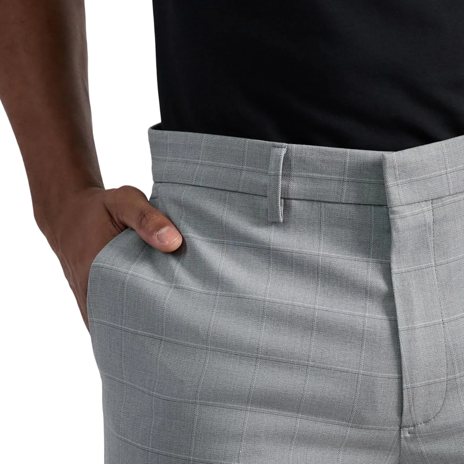 Kenneth Cole REACTION Men's Premium Flex Slim Fit Dress Pant-Patterns and Solids