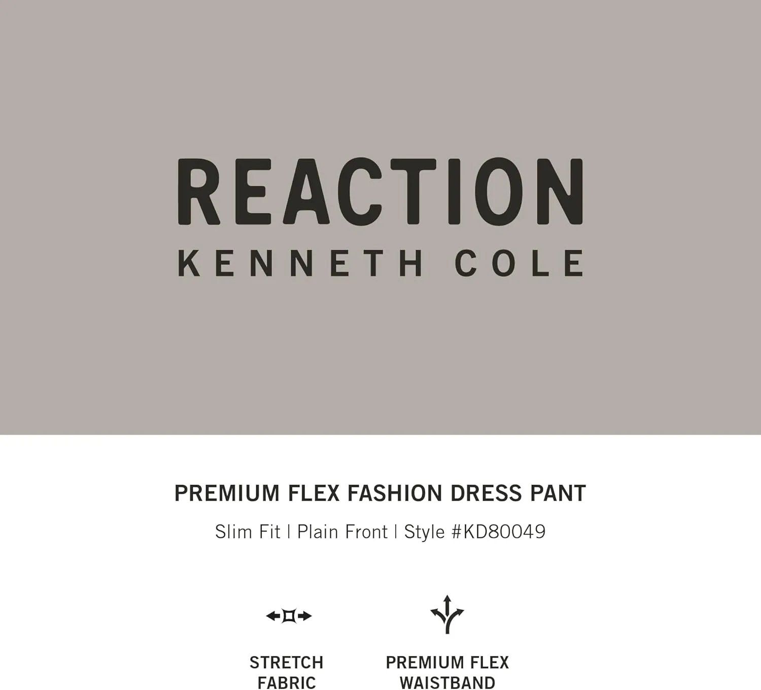 Kenneth Cole REACTION Men's Premium Flex Slim Fit Fashion Dress Pant