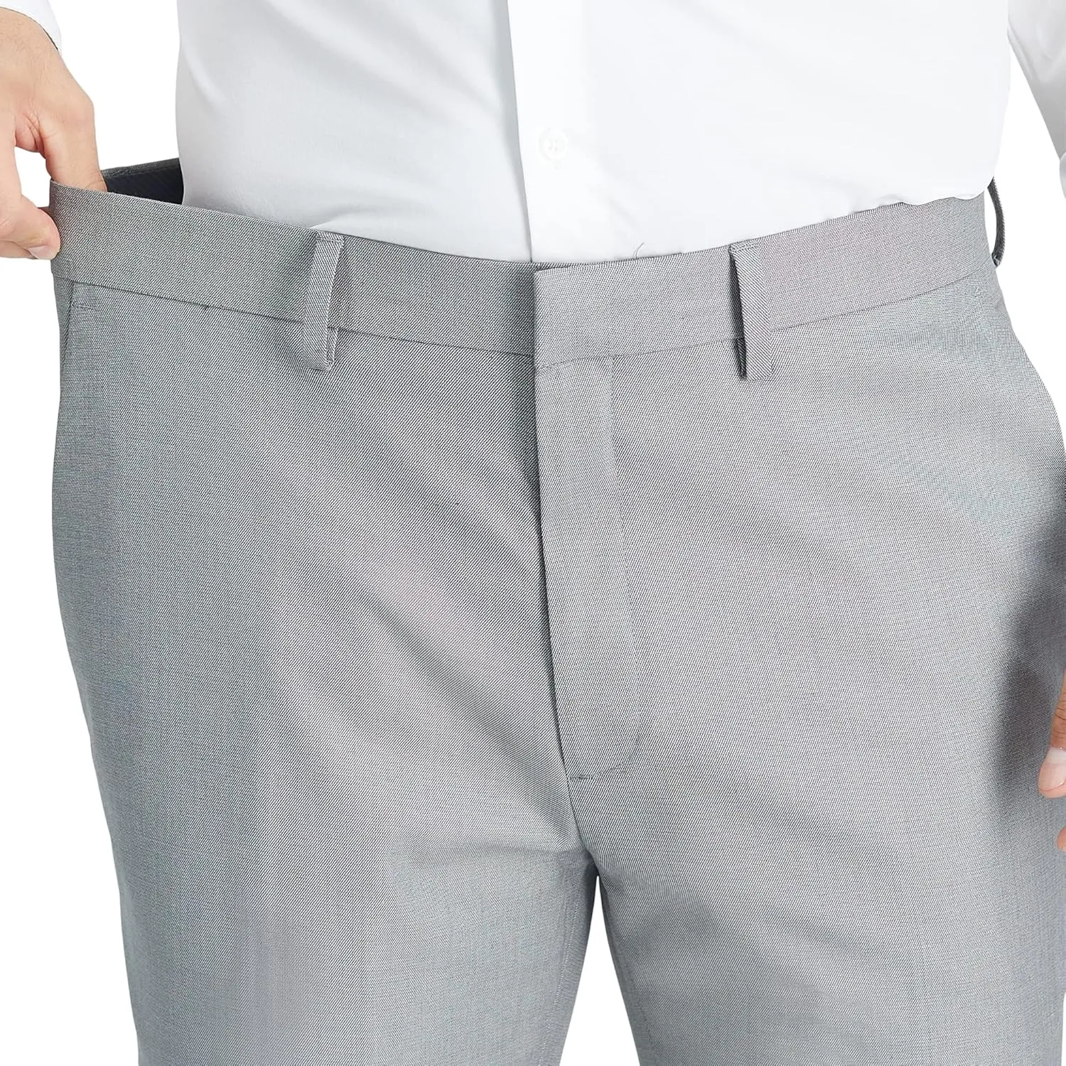 Kenneth Cole REACTION Men's Slim Fit Solid Performance Dress Pant